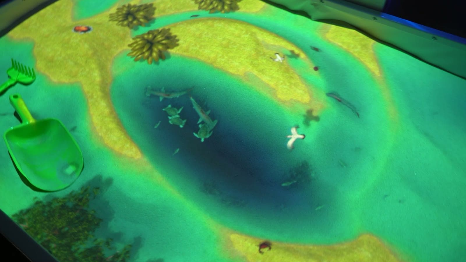 Augmented reality sandbox